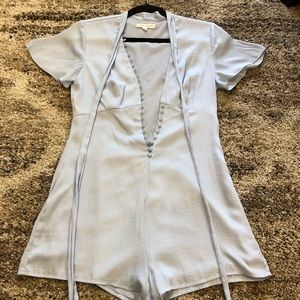 Silk romper